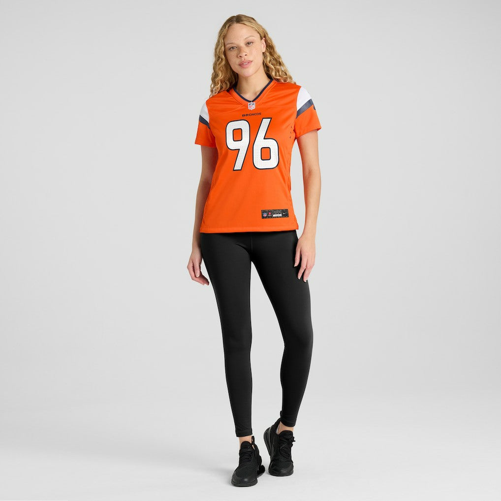 Eyioma Uwazurike Denver Broncos Women's Team Game Jersey - Orange cheap
