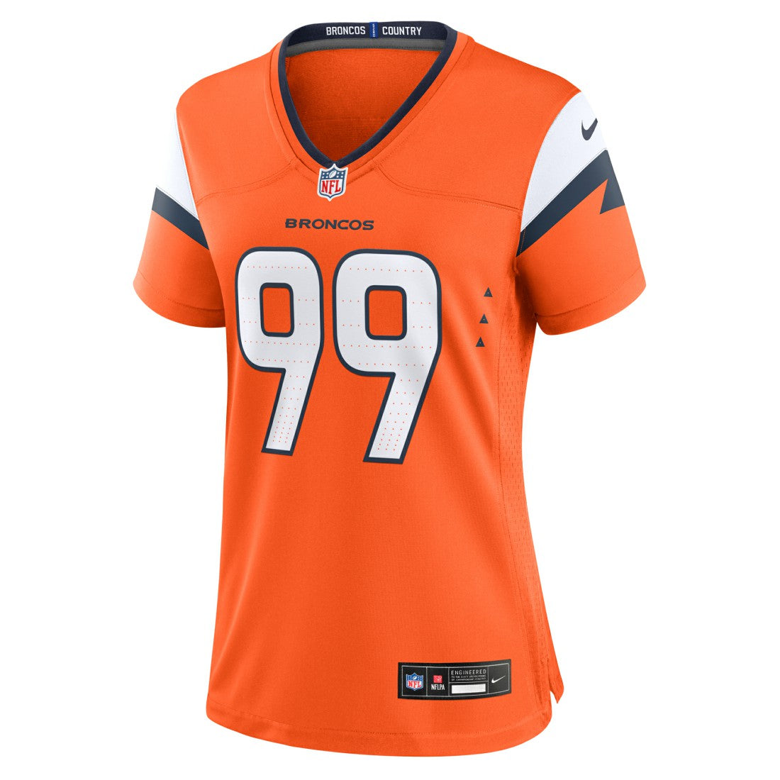Zach Allen Denver Broncos Women's Team Game Jersey - Orange outlet