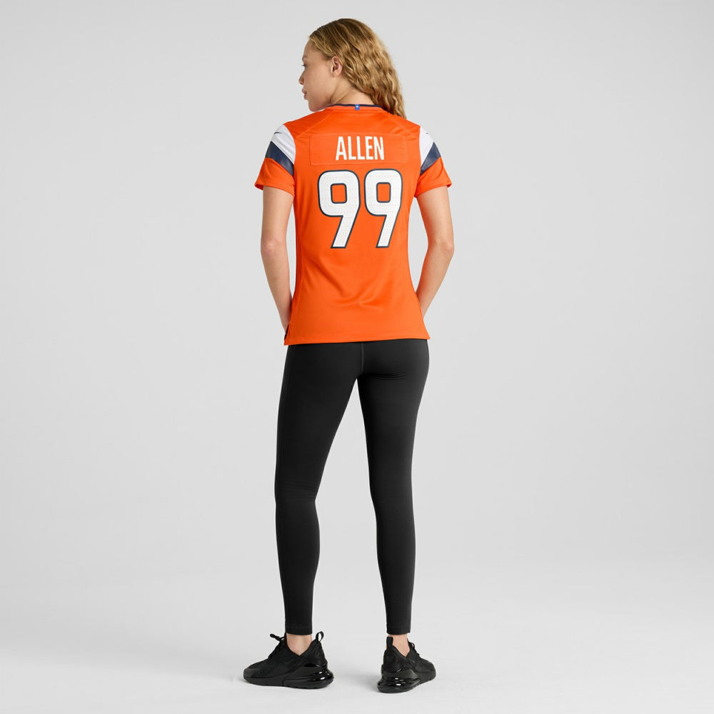 Zach Allen Denver Broncos Women's Team Game Jersey - Orange outlet