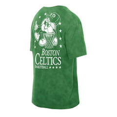 Boston Celtics Old School Sport Enzyme Wash Oversized T-Shirt - Kelly Green cheap