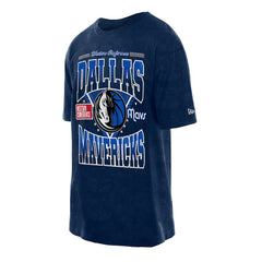 Dallas Mavericks Boxy Old School Sport Vintage Wash T-Shirt sale - Navy cheap