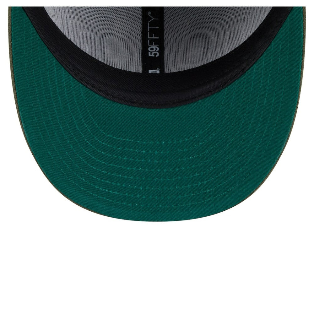 Vegas Golden Knights New Era Tonal Florals 59FIFTY Fitted Hat - Olive Hats