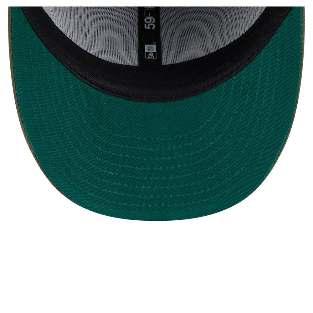 Los Angeles Kings New Era Tonal Florals 59FIFTY Fitted Hat - Olive Hats