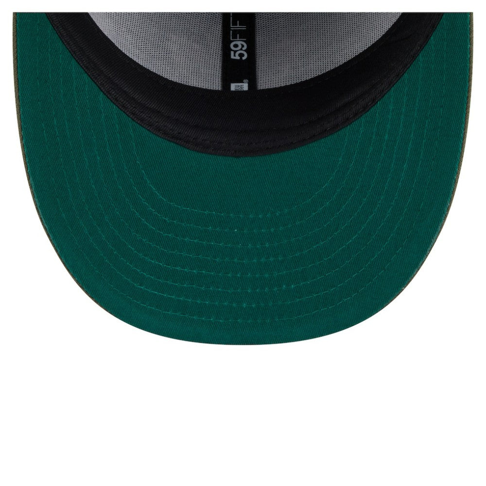 Toronto Maple Leafs New Era Tonal Florals 59FIFTY Fitted Hat - Olive Hats