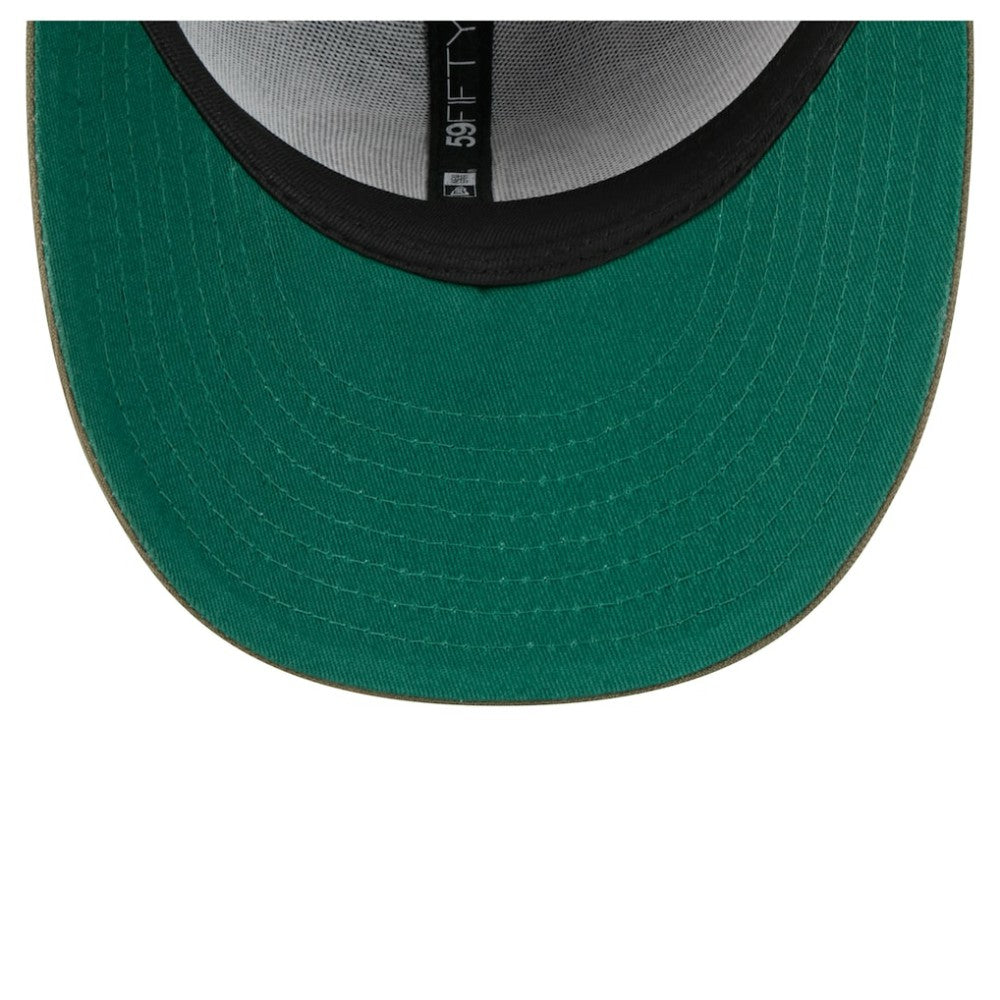 Boston Bruins New Era Tonal Florals 59FIFTY Fitted Hat - Olive Hats