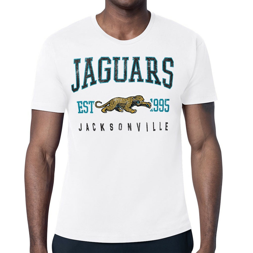 Jacksonville Jaguars Starter Retro Team Logo T-Shirt - White sale