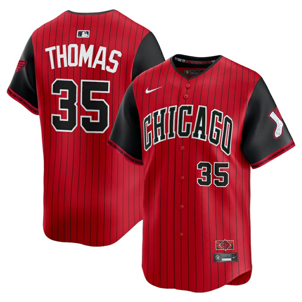 Frank Thomas Chicago White Sox 2025 City Connect Limited Retired Player Jersey Red/Black