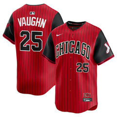 Andrew Vaughn Chicago White Sox 2025 City Connect Limited Player Jersey Red/Black