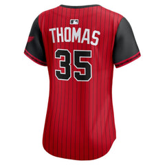 Frank Thomas Chicago White Sox Women's 2025 City Connect Limited Retired Player Jersey Red/Black