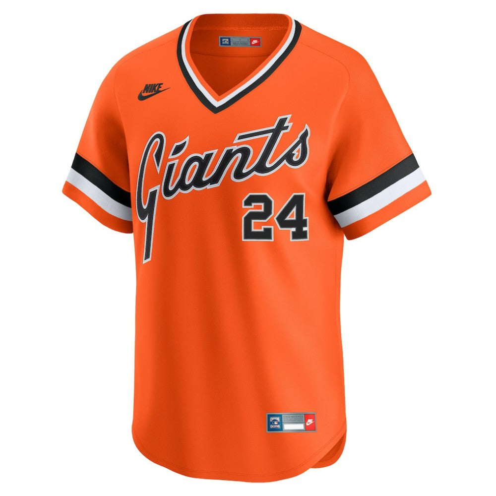Willie Mays San Francisco Giants Cooperstown Collection Limited Jersey Orange