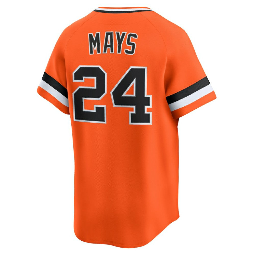 Willie Mays San Francisco Giants Cooperstown Collection Limited Jersey Orange