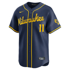 Jackson Chourio Milwaukee Brewers Alternate 2 Limited Jersey Navy