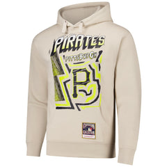 Pittsburgh Pirates Sidewalk Sketch Pullover Hoodie Cream