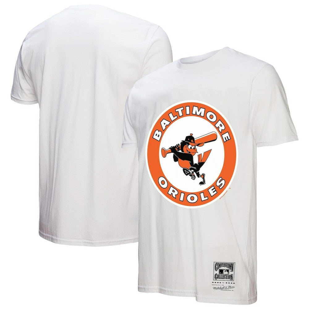 Baltimore Orioles Cooperstown Collection Logo T-Shirt White