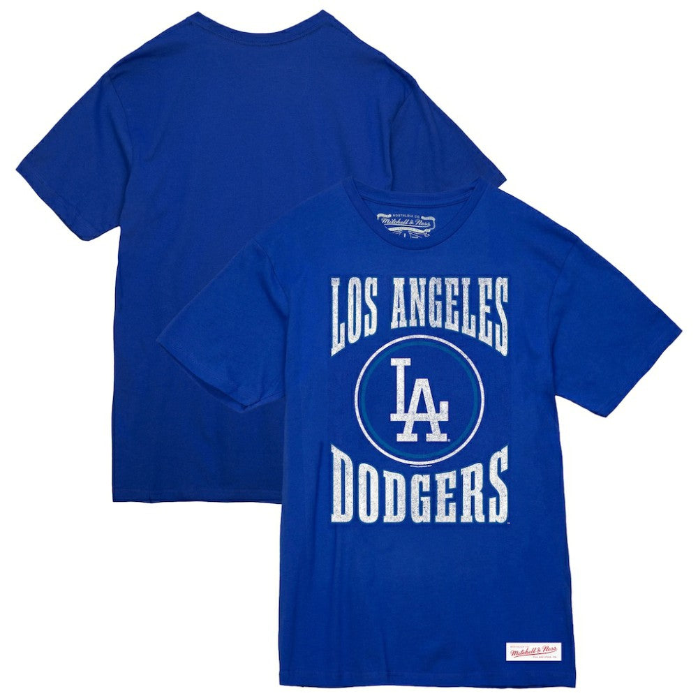 Los Angeles Dodgers Arched Logo Slub T-Shirt Royal