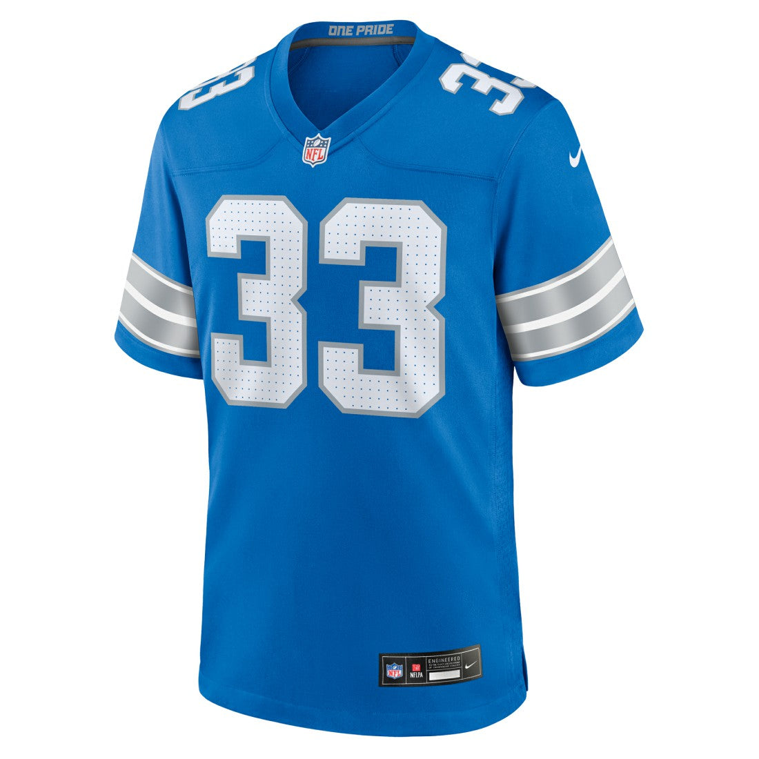 Sione Vaki Detroit Lions Team Game Jersey - Blue outlet