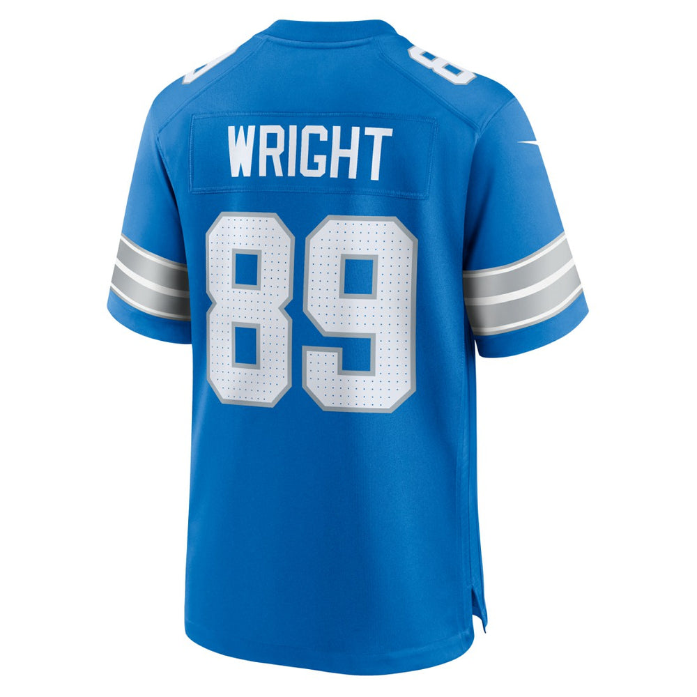 Brock Wright Detroit Lions Team Game Jersey - Blue on sale