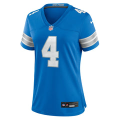 Emmanuel Moseley Detroit Lions Women's Team Game Jersey - Blue on sale