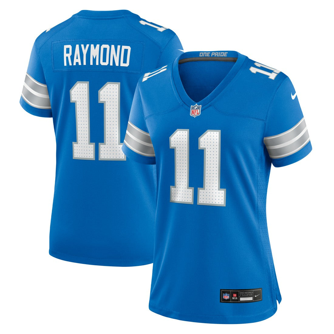 Kalif Raymond Detroit Lions Women's Team Game Jersey - Blue discount