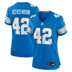 Jalen Reeves-Maybin Detroit Lions Women's Team Game Jersey - Blue discount