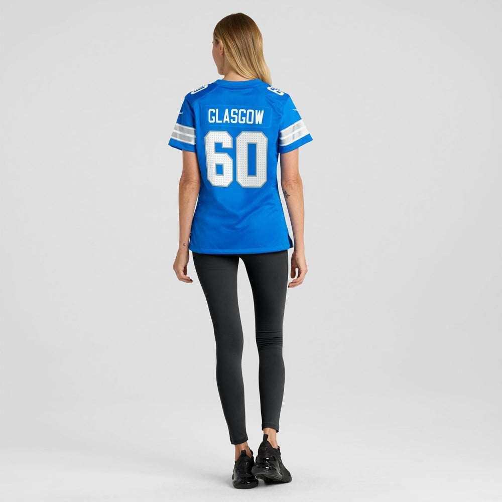 Graham Glasgow Detroit Lions Women's Team Game Jersey - Blue for sale