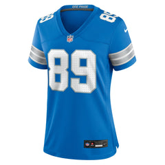 Brock Wright Detroit Lions Women's Team Game Jersey - Blue on sale