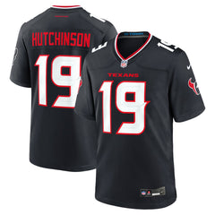 Xavier Hutchinson Houston Texans Team Game Jersey - Navy discount