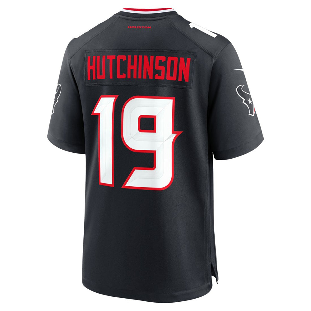 Xavier Hutchinson Houston Texans Team Game Jersey - Navy discount
