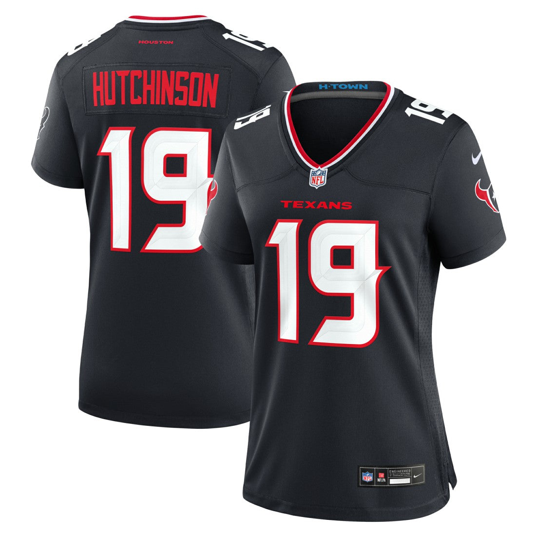 Xavier Hutchinson Houston Texans Women's Team Game Jersey - Navy outlet