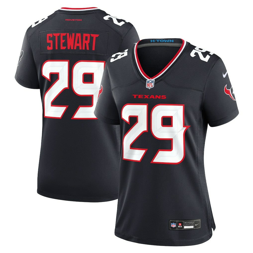 M.J. Stewart Houston Texans Women's Team Game Jersey - Navy outlet