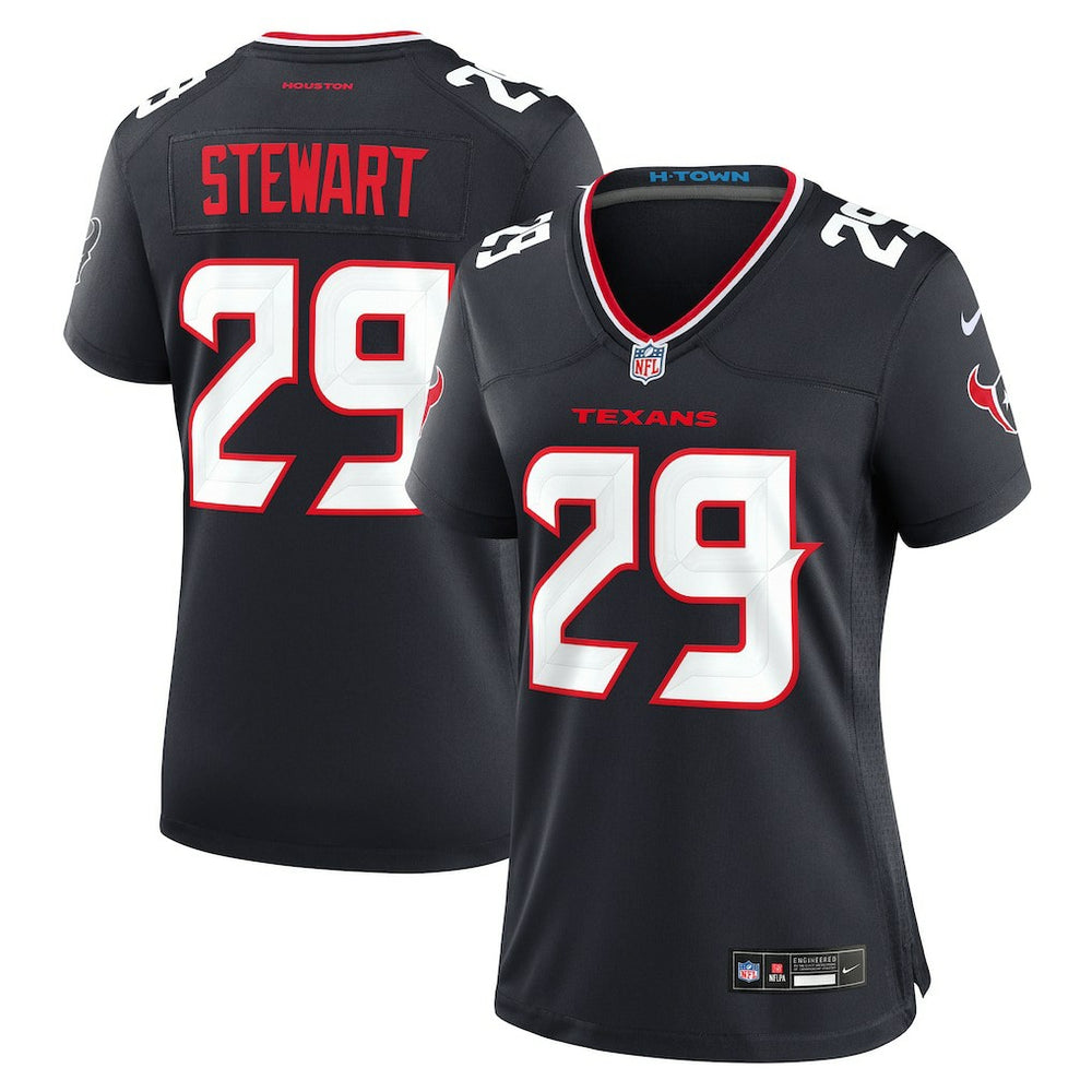 M.J. Stewart Houston Texans Women's Team Game Jersey - Navy outlet