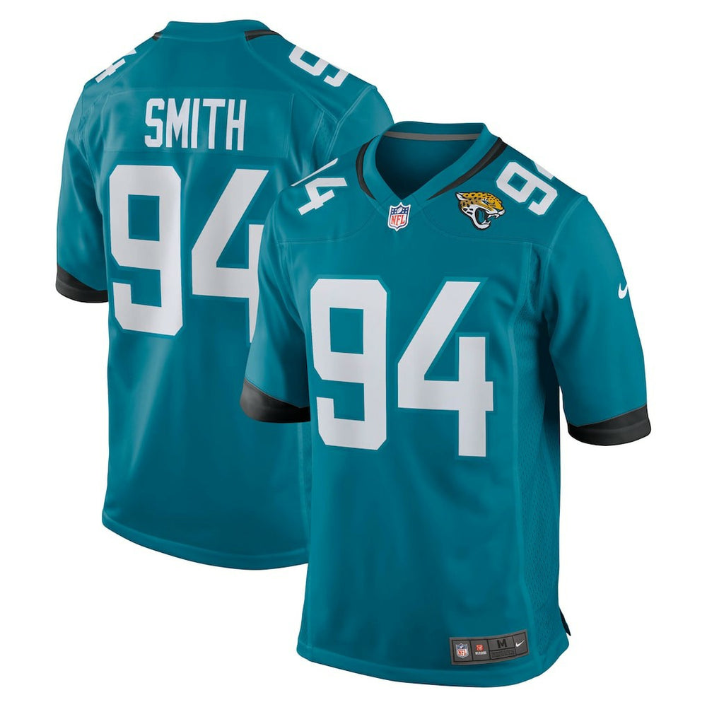 Maason Smith Jacksonville Jaguars Team Game Jersey - Teal discount