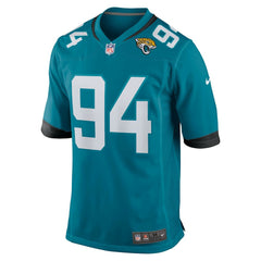 Maason Smith Jacksonville Jaguars Team Game Jersey - Teal discount
