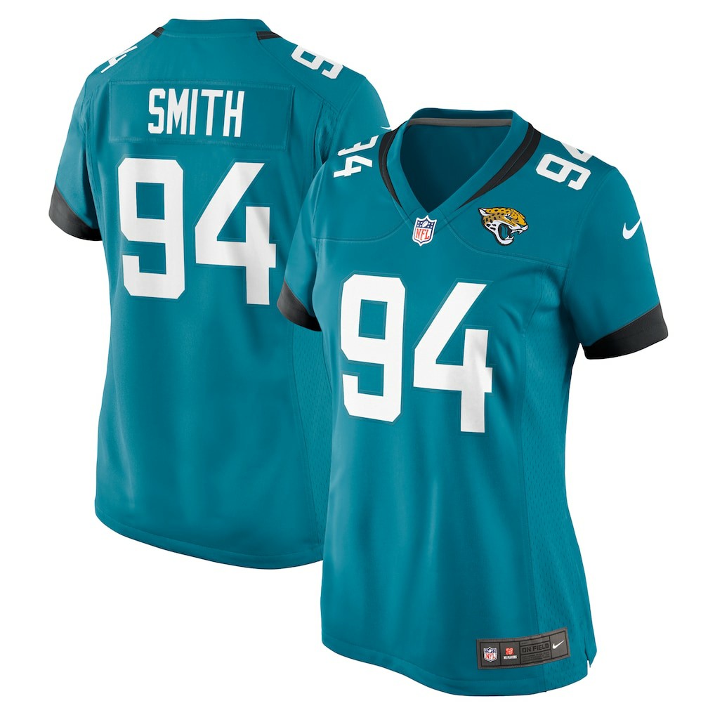 Maason Smith Jacksonville Jaguars Women's Game Jersey - Teal cheap