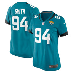 Maason Smith Jacksonville Jaguars Women's Game Jersey - Teal cheap