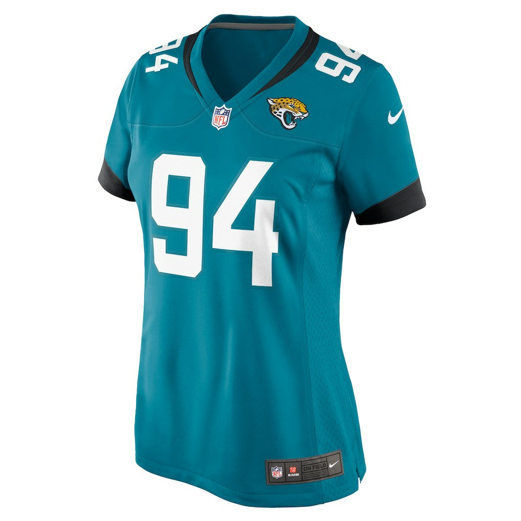 Maason Smith Jacksonville Jaguars Women's Game Jersey - Teal cheap