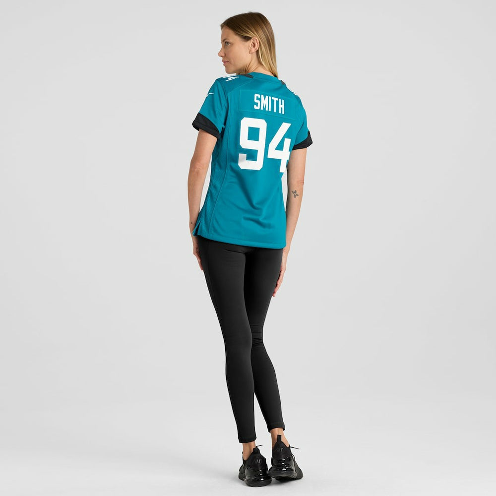 Maason Smith Jacksonville Jaguars Women's Game Jersey - Teal cheap