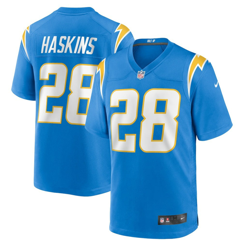 Hassan Haskins Los Angeles Chargers Team Game Jersey - Powder Blue outlet
