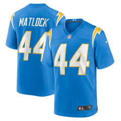 Scott Matlock Los Angeles Chargers Team Game Jersey - Powder Blue sale