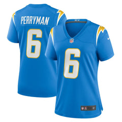 Denzel Perryman Los Angeles Chargers Women's Game Jersey - Powder Blue on sale