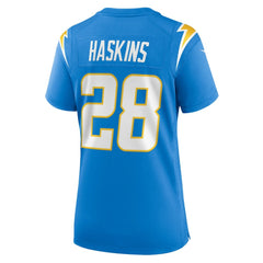 Hassan Haskins Los Angeles Chargers Women's Game Jersey - Powder Blue cheap