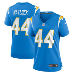 Scott Matlock Los Angeles Chargers Women's Game Jersey - Powder Blue for sale
