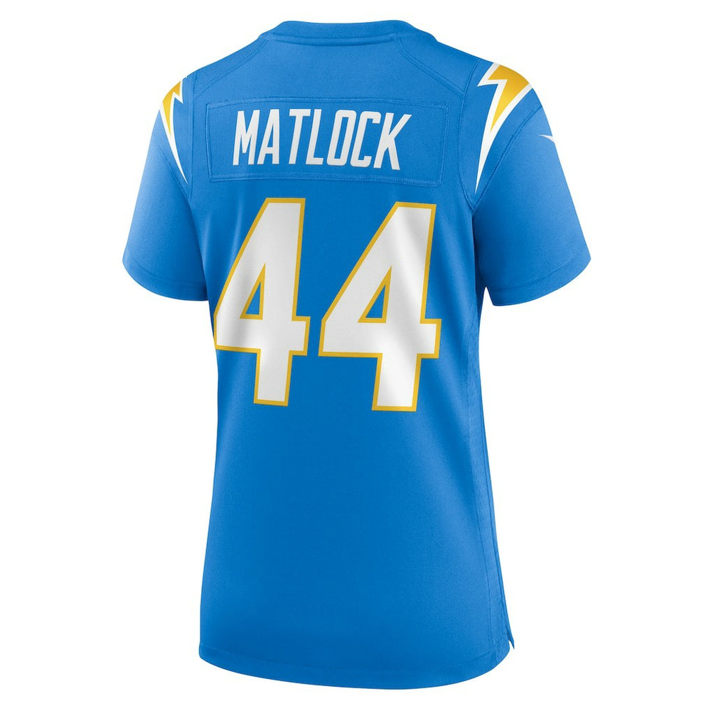 Scott Matlock Los Angeles Chargers Women's Game Jersey - Powder Blue for sale