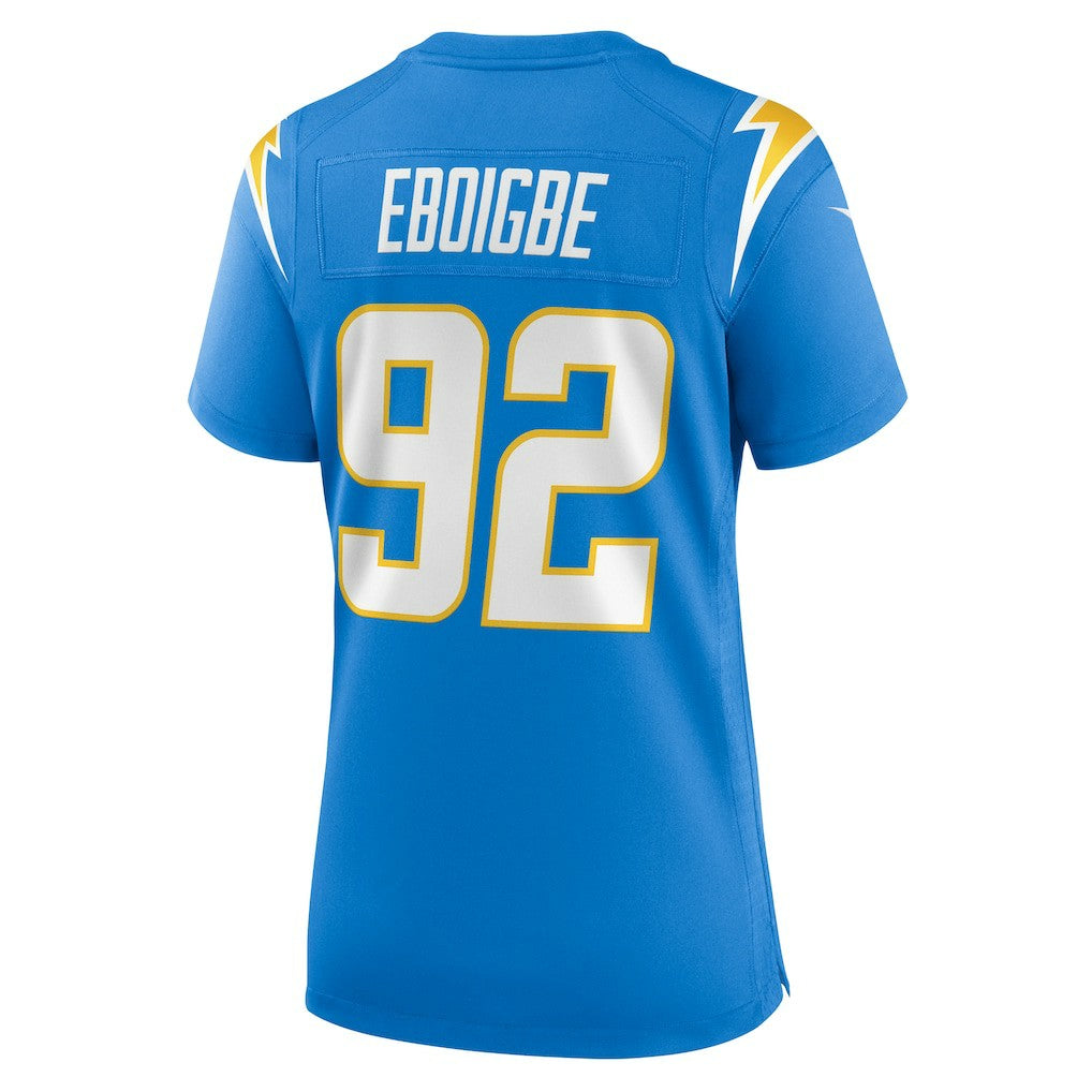 Justin Eboigbe Los Angeles Chargers Women's Game Jersey - Powder Blue on sale