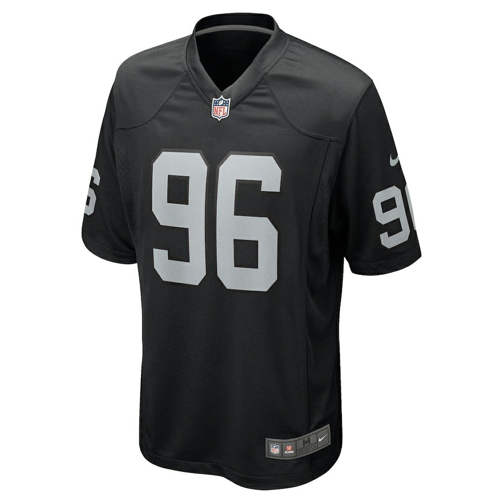 Jonah Laulu Las Vegas Raiders Team Game Jersey - Black sale