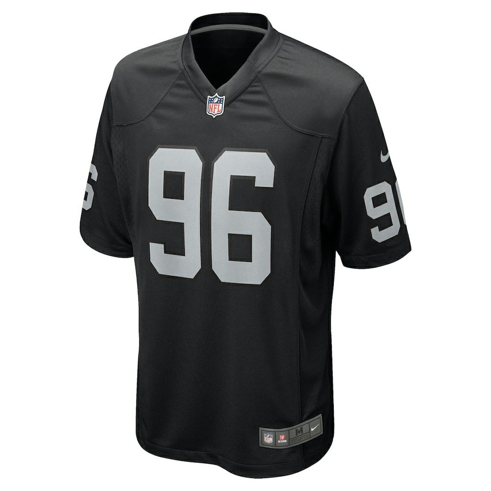 Jonah Laulu Las Vegas Raiders Team Game Jersey - Black sale