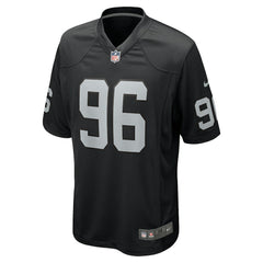 Jonah Laulu Las Vegas Raiders Team Game Jersey - Black sale