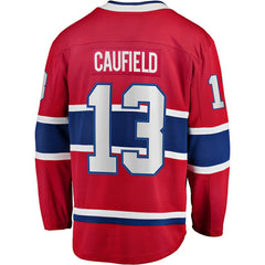 Cole Caufield Montreal Canadiens Fanatics Home Premier Breakaway Player Jersey - Red Jerseys