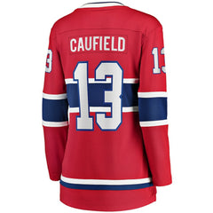 Cole Caufield Montreal Canadiens Fanatics Women's Home Premier Breakaway Player Jersey Breakaway Jersey - Red Jerseys