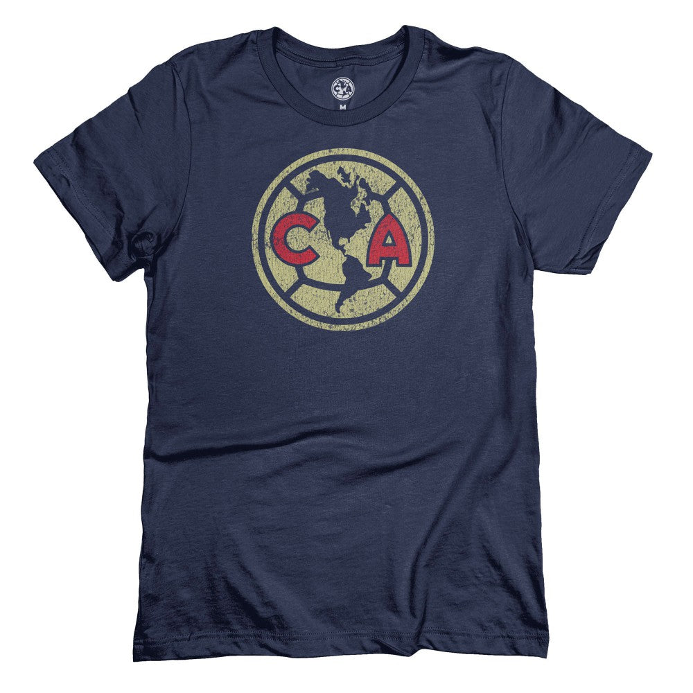 Club America 1863FC Color Badge T-Shirt - Navy shop
